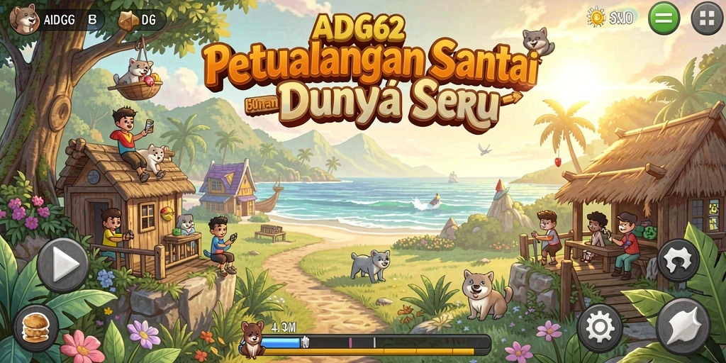Screenshot ADG62 menampilkan gameplay yang santai dan menghibur.