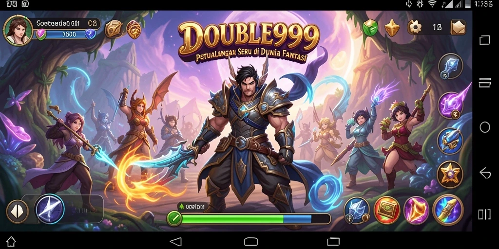 Gameplay mendebarkan dalam dunia petualangan yang fantastis.