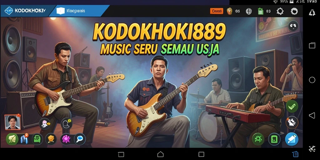 Tampilan gameplay KODOKHOKI889 yang penuh warna dan seru.