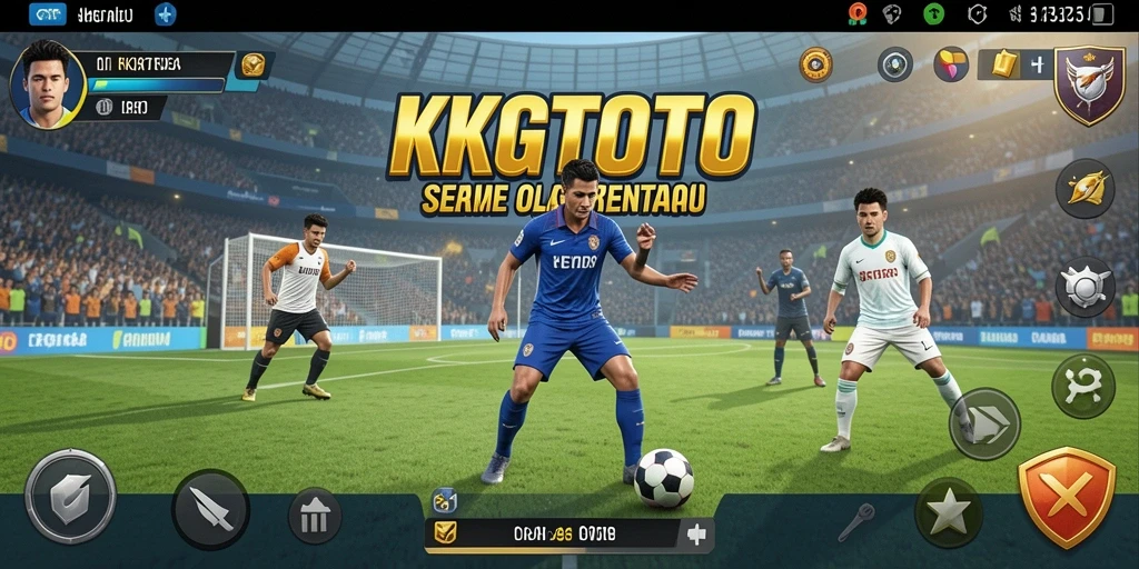 Tampilan seru gameplay KPKTOTO yang penuh aksi olahraga.