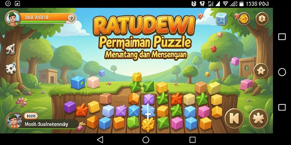 Tangkapan layar gameplay menampilkan tantangan puzzle menarik.