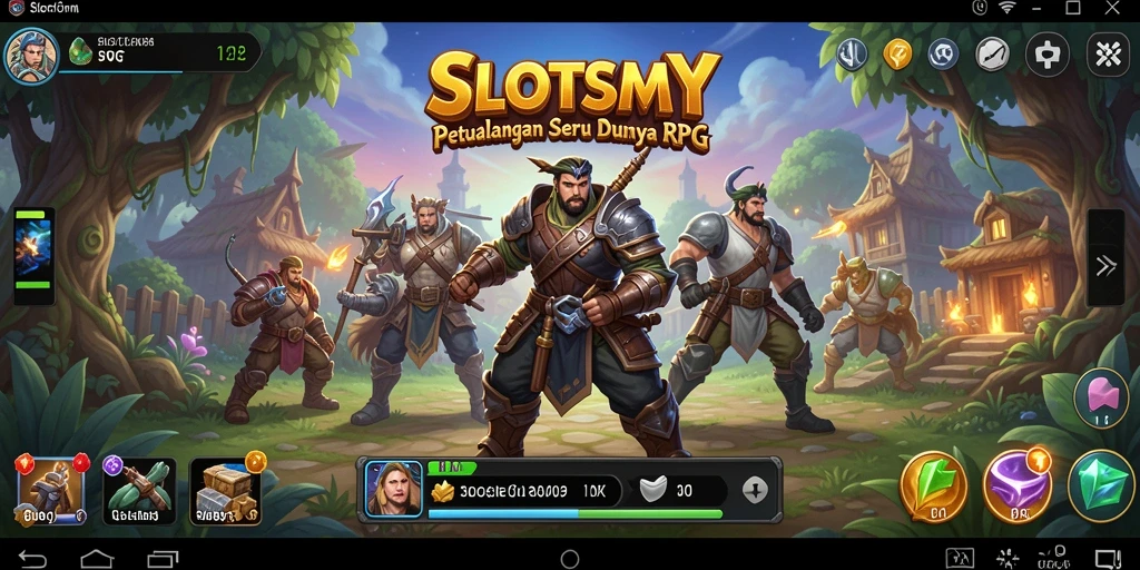 Tampilan gameplay SLOTSMY yang menakjubkan dalam dunia RPG.
