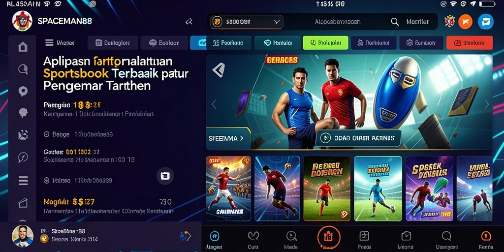 Tampilan screenshot SPACEMAN88 menunjukkan antarmuka pengguna yang menarik dan mudah digunakan.